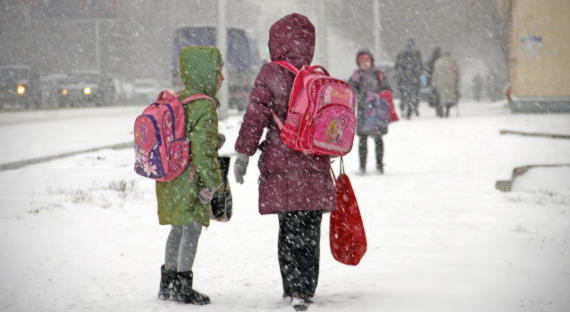 11 января школьники вновь не пойдут в школу из-за мороза