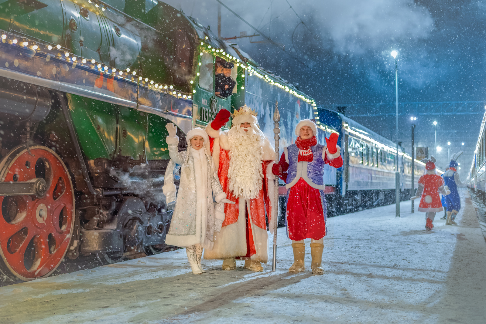 Стало известно время прибытия в Ртищево "Поезда Деда Мороза"