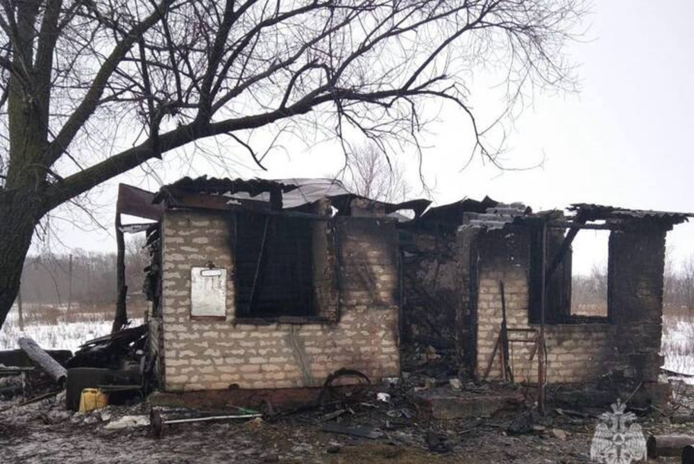 Мужчина погиб на пожаре в Ртищевском районе
