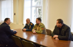 Сегодня глава Ртищевского района встретился с участниками СВО
